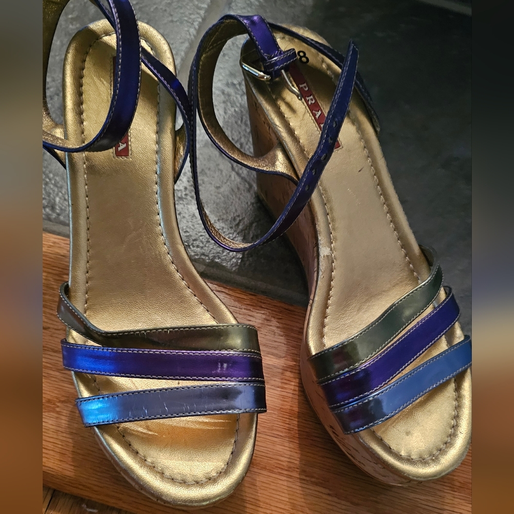 Prada wedges